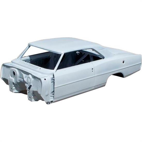 Real Deal Steel N67C-1AQ 66-67 Chevy II Body, Auto, Bucket Seats