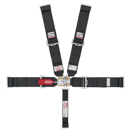 Simpson 55 Inch 5 Point Racing Harness Sport Belt Combo