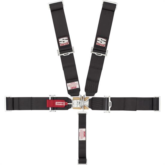 Simpson 55 Inch 5 Point Racing Harness Sport Belt Combo