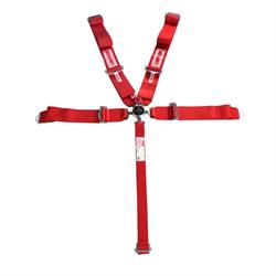 Simpson 5-Point Harness, Cam Lock Seat Belt, Bolt-In, Pull Down