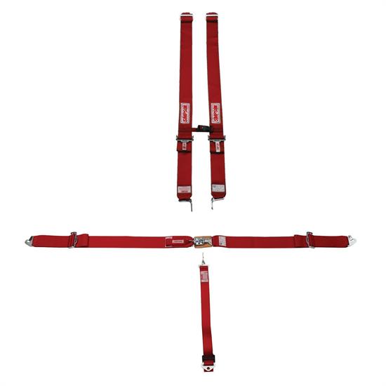 Simpson 5-Point Harness With Sternum Protector, Clip-In, Pull Up
