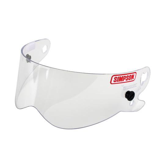 Garage Sale - Simpson 89200A Clear Helmet Shield, Fits R/X, R/X Drag, R/X Sidewinder