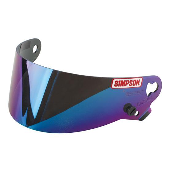 Simpson 89302 Iridium Helmet Shield, Fits SX Styles 4-8