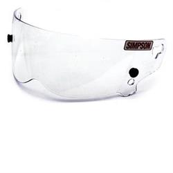 Simpson 89400A Clear Helmet Shield, Fits Diamondback, Mercury, Bandit