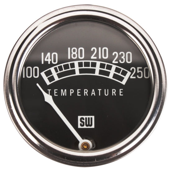 Stewart Warner 82210-36 Std Mech Water Temp Gauge-36 Inch Capillary