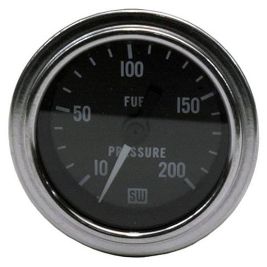 Stewart Warner 82325 Deluxe 21/16 Mech Fuel Pressure Gauge 10200 PSI