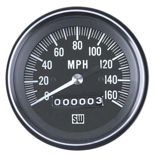 Stewart Warner 550HH-D Heavy Duty Speedometer, Mechanical, 3-3/8 Inch