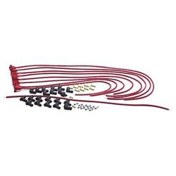 Taylor 70251 8mm Spark Plug Wires, 90 Degree, Red, Resistor Core