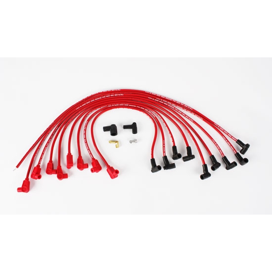 Taylor Cable 76238 8mm Plug Wires, Over Valve, HEI, 90 , Solid Core