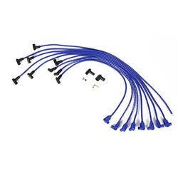 Taylor 76640 8mm Solid Core Wires, Under Headers, HEI, 90, Blue