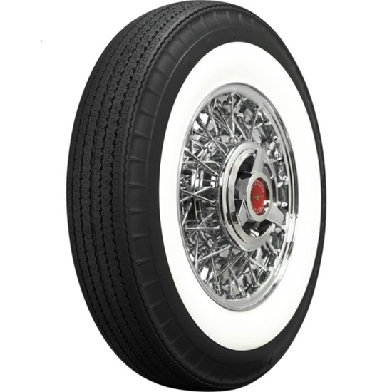 Coker 750R14 American Classic Bias-Look Radial 2.25 In Whitewall Tire