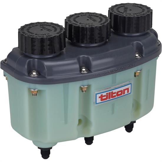 Tilton 72-577 Three Chamber Plastic Reservoir, AN -4