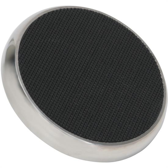 Speedway Brake Pedal Foot Pad, Round, Stainless Steel Speedway Brake Pedal Foot Pad, Round, Stainless Steel