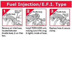 Tornado Fuel Saver for Fuel Injected Engines, 3-7/8 O.D., 1-1/2 Tall