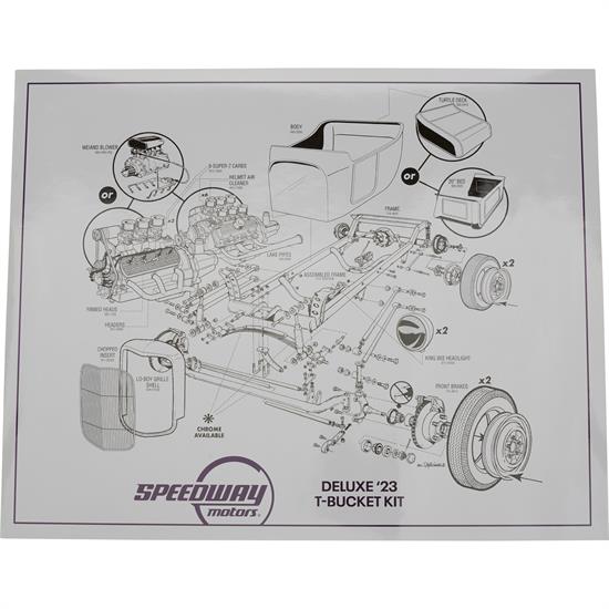 Speedway Motors Deluxe '23 T-Bucket Kit Poster