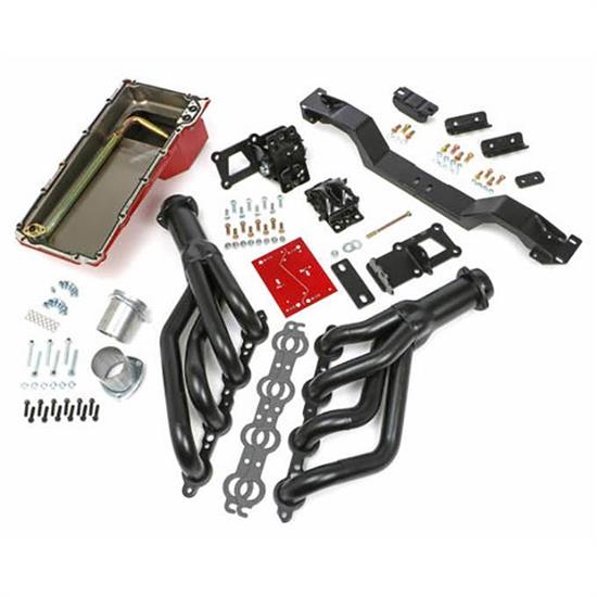 Trans-Dapt 42024 Engine Swap Kit, 1970-74 GM LS Manual, Uncoated