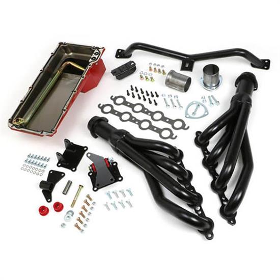Trans-Dapt 42051 Engine Swap Kit, 1973-91 C10/C15 2WD, Uncaoted