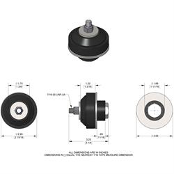 Universal Bolt-Through Engine Mount Cushion Kit