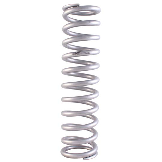 QA1 10S165 Coil Spring, 10 Inch, 165lb Rate, Silver Powdercoated