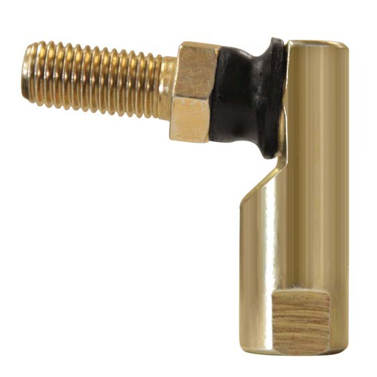 QA1 BJGL8 Grommet-style Ball Joint, Carbon Steel with a 1/2-20 LH Thread