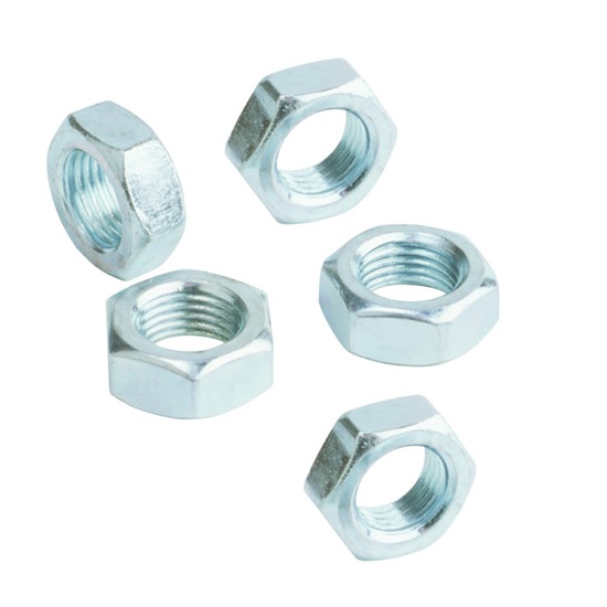 QA1 JNL4A-5PK Jam Nut, Aluminum, 1/4 in.-28 LH Thread, Set of 5