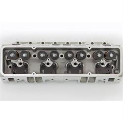 Flo-Tek 101505 Assembled S/B Chevy Aluminum Head, Angle Plug