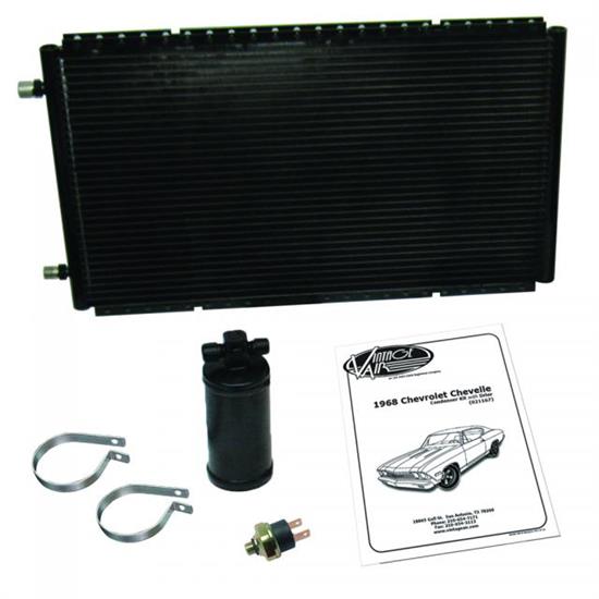 Vintage Air 21167 SureFit Condenser Kit w/Drier, 1968 Chevelle