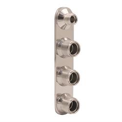 4-Way Bulkhead Plate and Fitting Kit for Heat and A/C, Inline