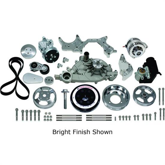 Vintage Air 172014 Front Runner Drive System GM LS Black/chrome