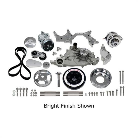 Vintage Air 172019 Front Runner Drive System GM LS7 Black/Chrome