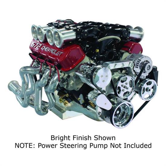 Vintage Air 172024 Front Runner Drive System BBC Blk/Chrome