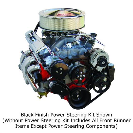 Vintage Air 174026 Front Runner Drive System SBC Blk/chrome