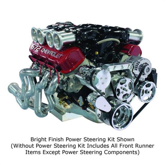 Vintage Air 175050-BCA Front Runner Drive System BBC Black
