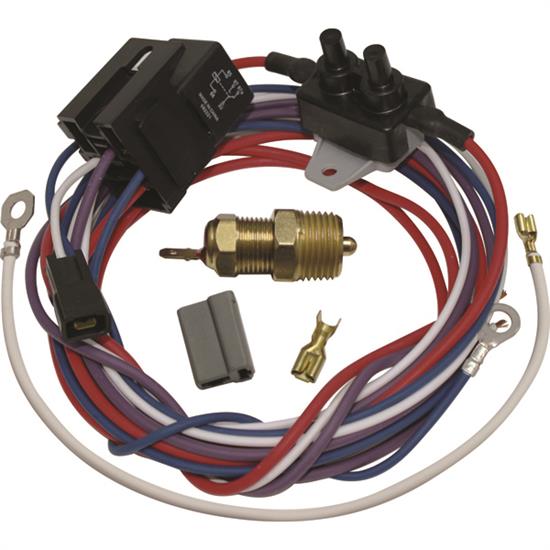 Vintage Air 24190-VUT Electric Fan Thermostat Kit, 190 Deg Switch