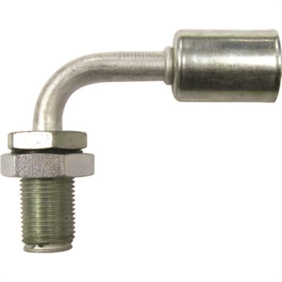 Vintage Air 35881-VUG Bulkhead Beadlock Male Fitting 90 Degree