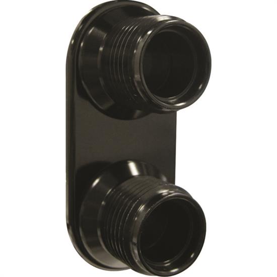 Vintage Air 389603 Streamline Aluminum 2-way Bulkhead Plate,Black