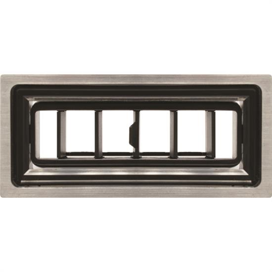 Vintage Air 49058-VUQ Proline Rectangle Louver W/ Billet Trim