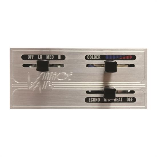 Vintage Air 49120-VUQ Proline Aluminum Control Panel