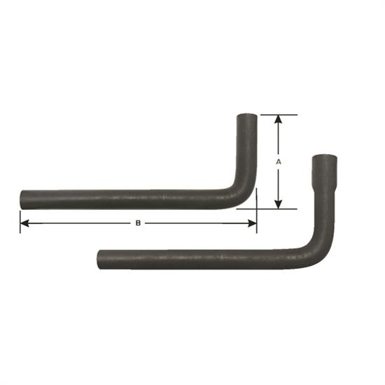 Vintage Air 099003 Molded Heater Hose 90 Deg Hose 5/8 Inch 4x60