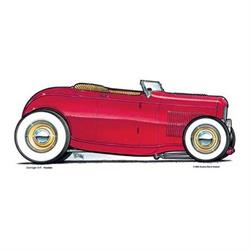 1932 Roadster Metal Signs