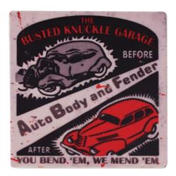 Busted Knuckle Coaster Set