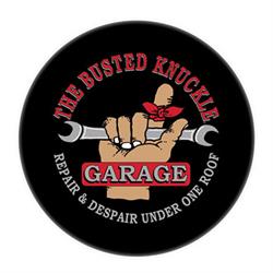 Busted Knuckle Garage BKG-72200 Bar Stool W/ Backrest