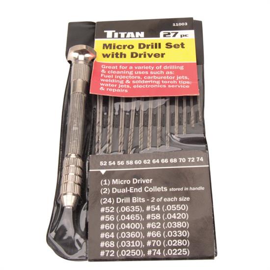 Titan Tools 11003 Micro Drill Set with Driver