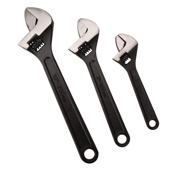 Titan Tool 3 Piece Forged Adjustable Wrench Set