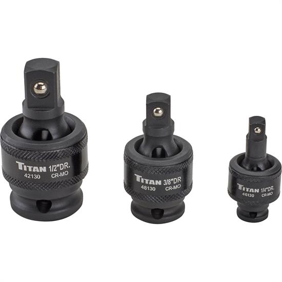 Titan Tools 40160 Impact Swivel Socket Adapter Set, 3 Piece