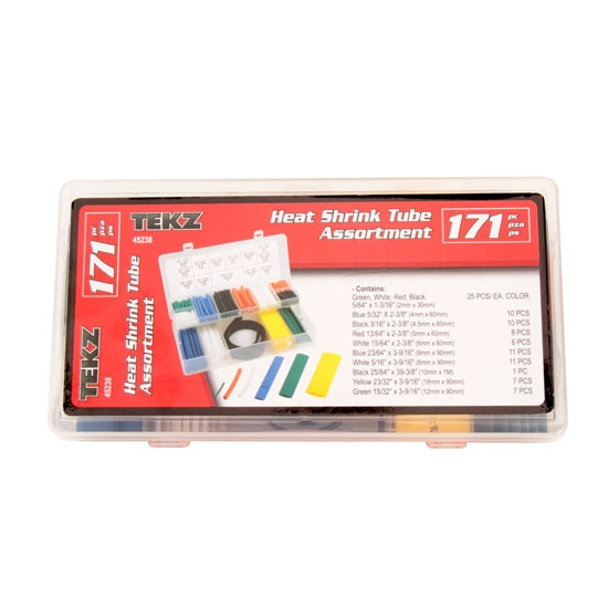 Titan Tools 45238 Heat Shrink Tubing Kit, 171 Piece