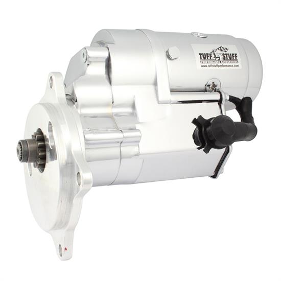 Tuff Stuff 13131A Ford FE Denso Gear Reduction Starter, Chrome