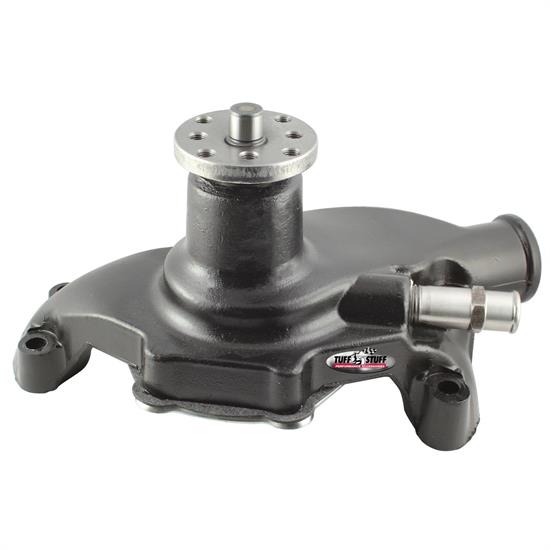 Tuff Stuff 1353NC SBC Short Aluminum Water Pump, Black