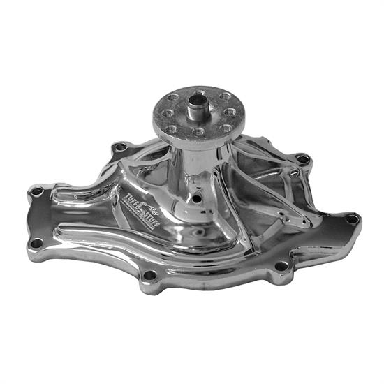 Tuff Stuff 1445NA Pontiac Water Pump, 8 Bolt, Chrome
