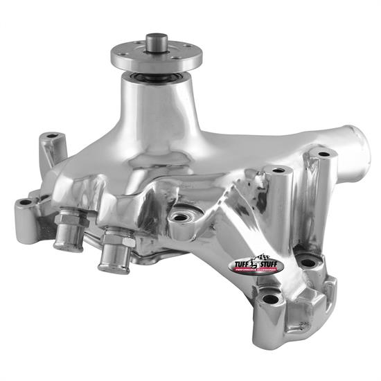 Tuff Stuff 1493ANA 88-95 BBC Chevy Long Aluminum Water Pump, Chr